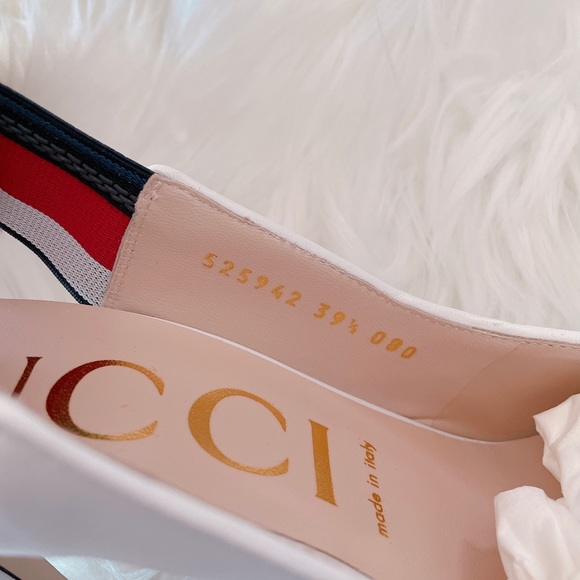 Gucci web bee pumps - Picture 5 of 9